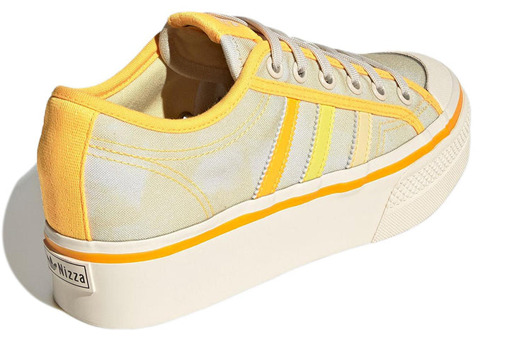 (WMNS) adidas Nizza Platform 'Almost Yellow Orange Tint' GX4607