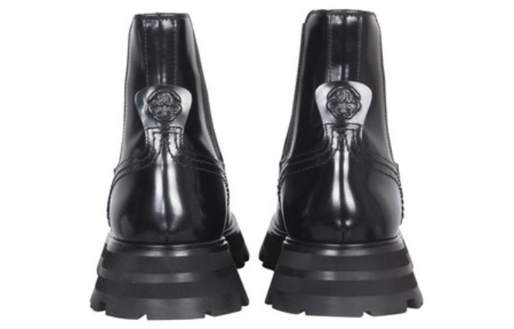 (WMNS) Alexander McQueen Wander Chelsea Boots 'Core Black' 666367WHZ841000