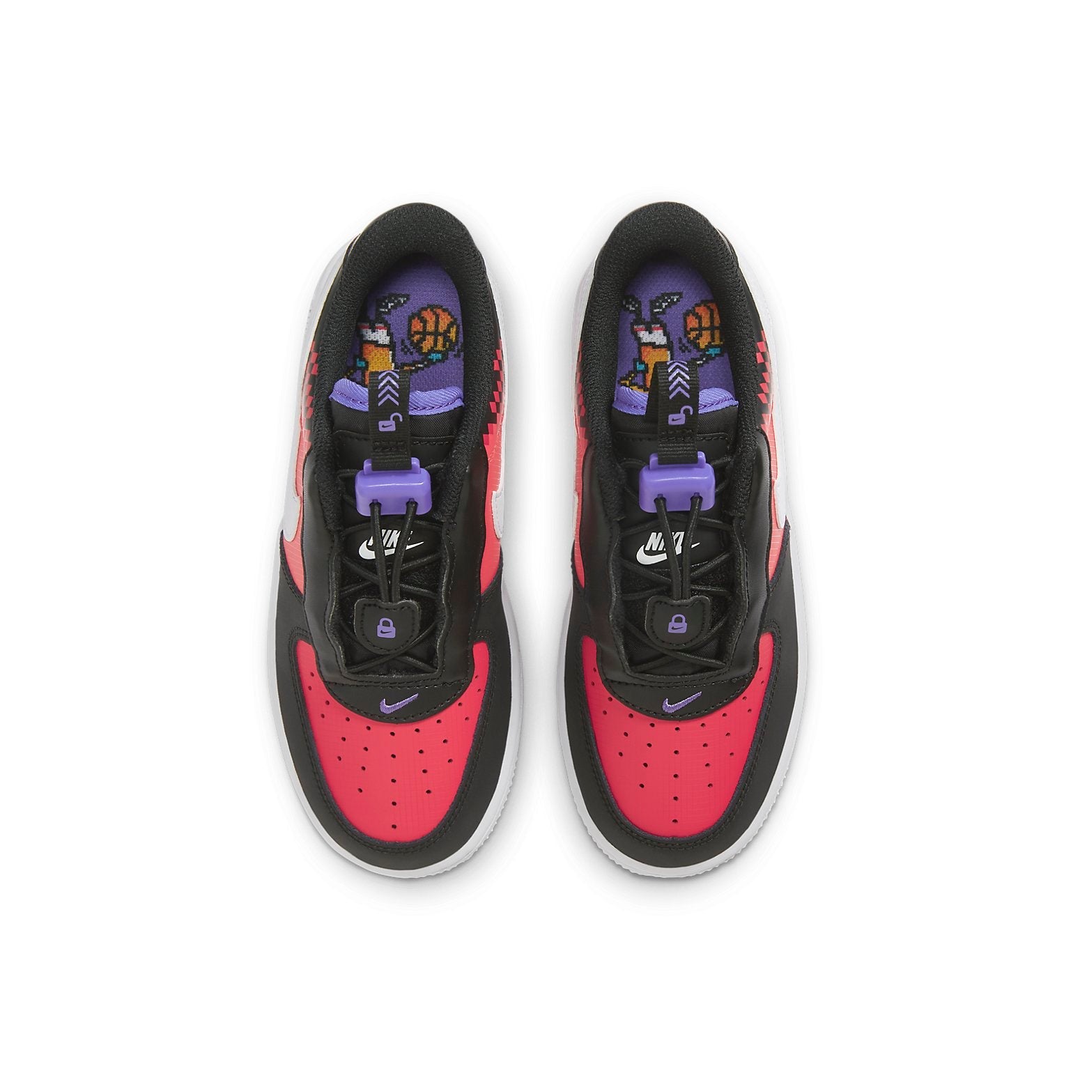 (PS) Nike Force 1 Toggle SE 'Black Red' DN3322-600