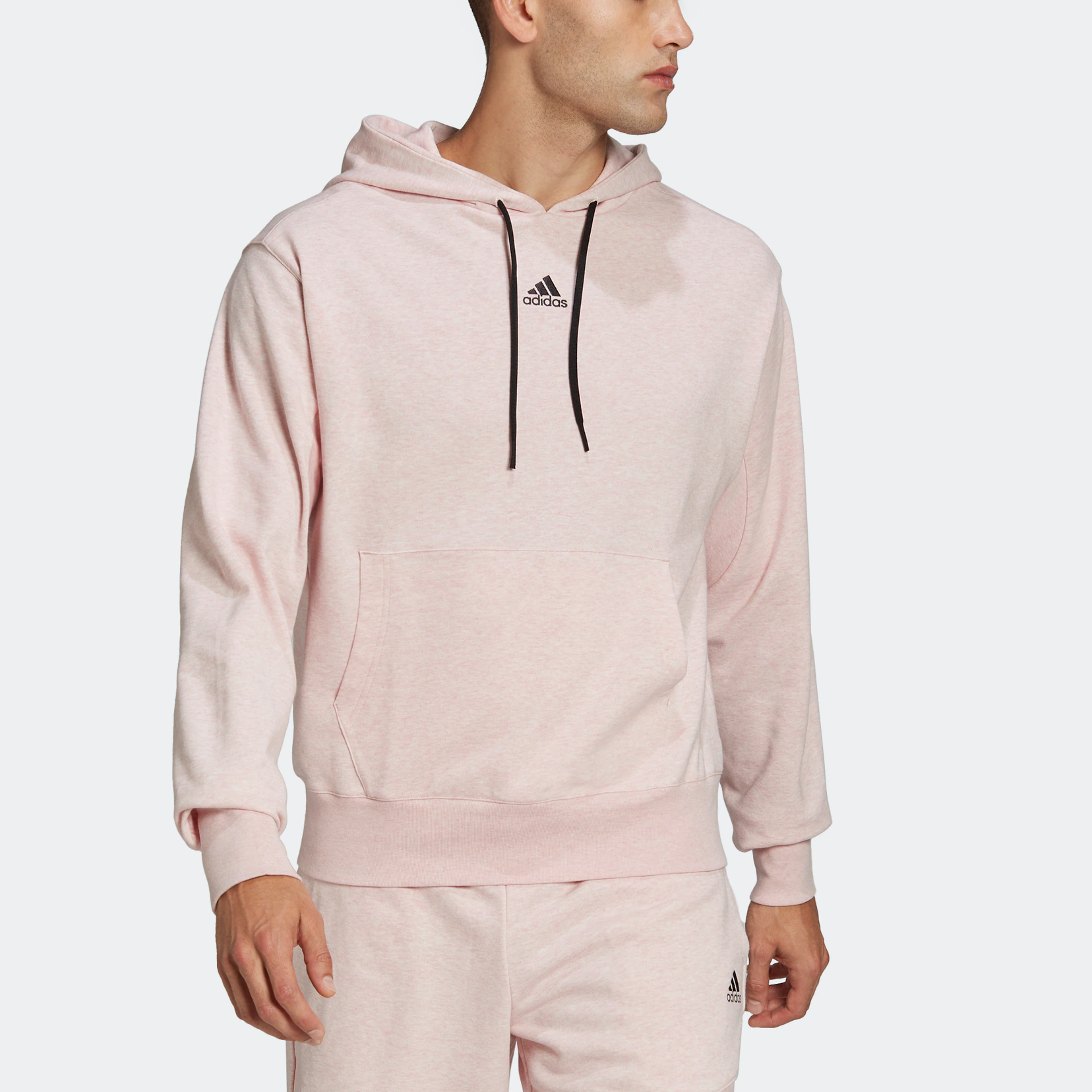 adidas BotanDye Solid Color Sports Couple Style Pink H65781
