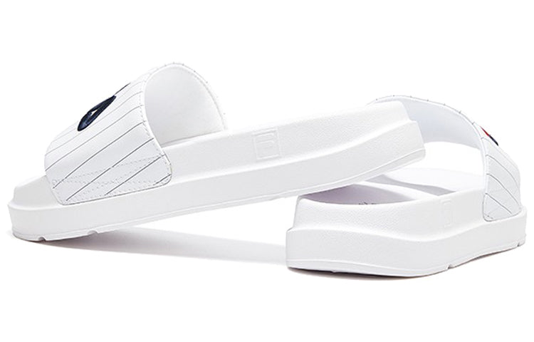 (WMNS) FILA Thick Sole Beach White Slippers F12W024610FWT