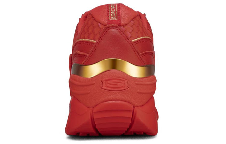 (WMNS) Skechers D'lites 2.0 Running Shoes Red 7149247-RED