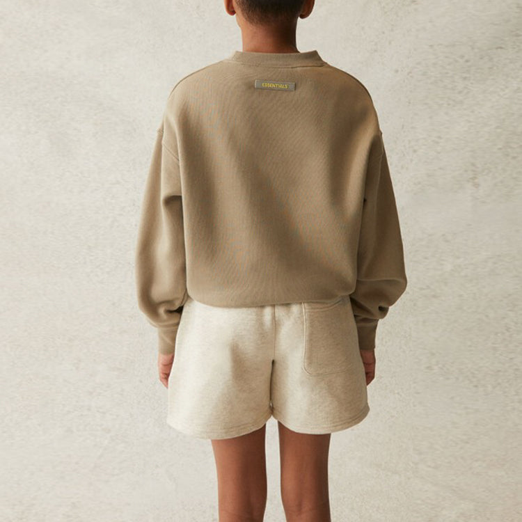 (GS) Fear of God Essentials SS21 Pull-Over Crewneck Moss FOG-SS21-520