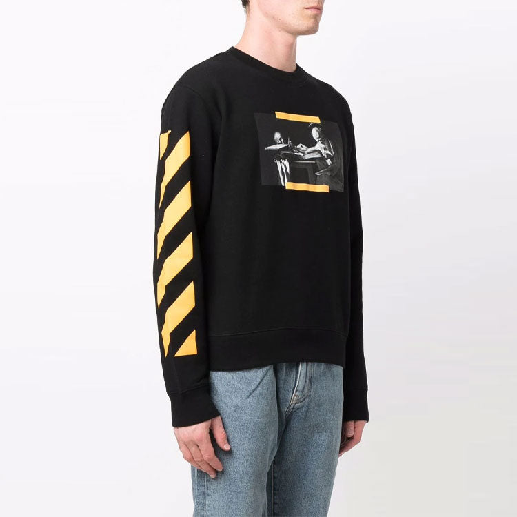 Men's Off-White SS21 Caravaggio Painting Black OMBA025F21FLE0091084