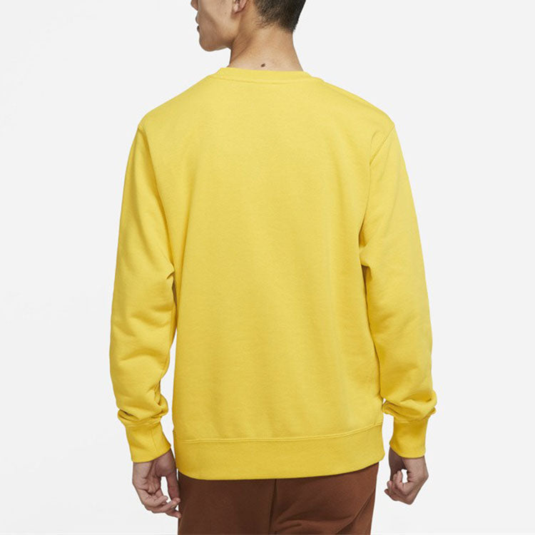 Nike Sportswear Club Casual Sports Round Neck Pullover Yellow BV2667-709
