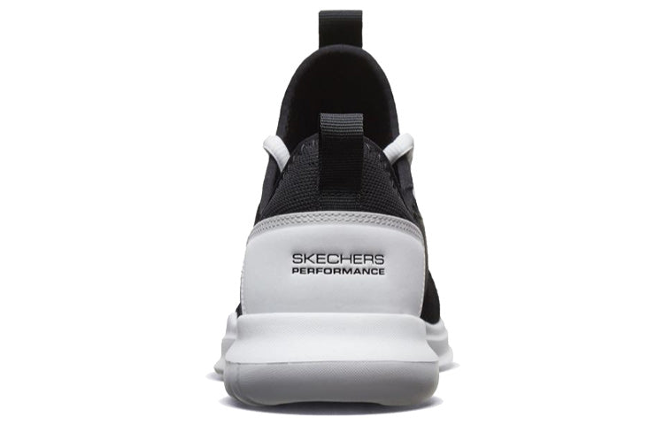 (WMNS) Skechers Go Run Mojo Sneakers Black/White 15122-BKW