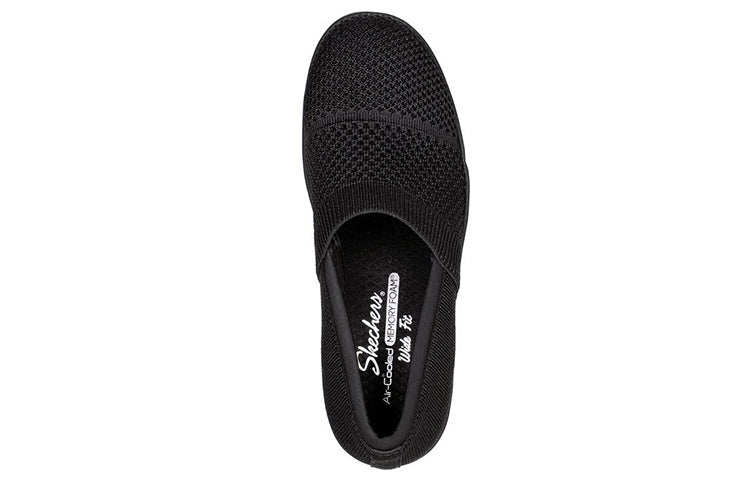 (WMNS) Skechers Pier-Lite 'Wow Factor - Pure Black' 158410-BBK