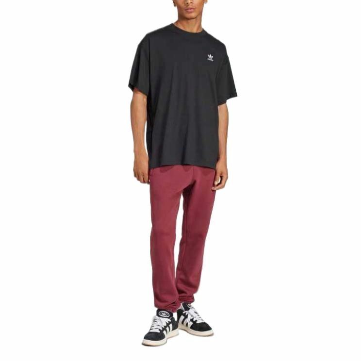 adidas Camiseta Trifolio Essentials Oversized Asia Sizing 'Black White' JD0349