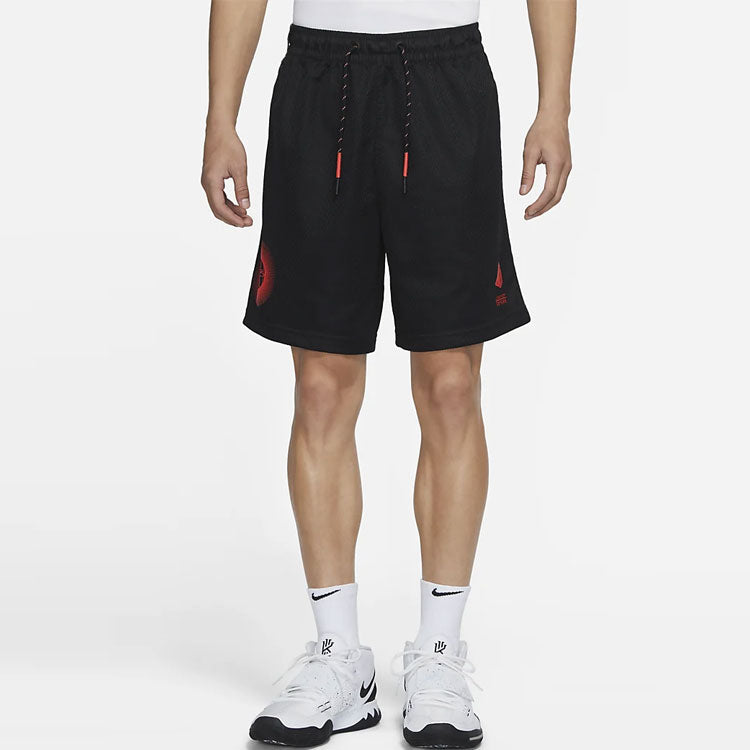 Nike Solid Color Drawstring Casual Sports Breathable Shorts Black DA6703-010