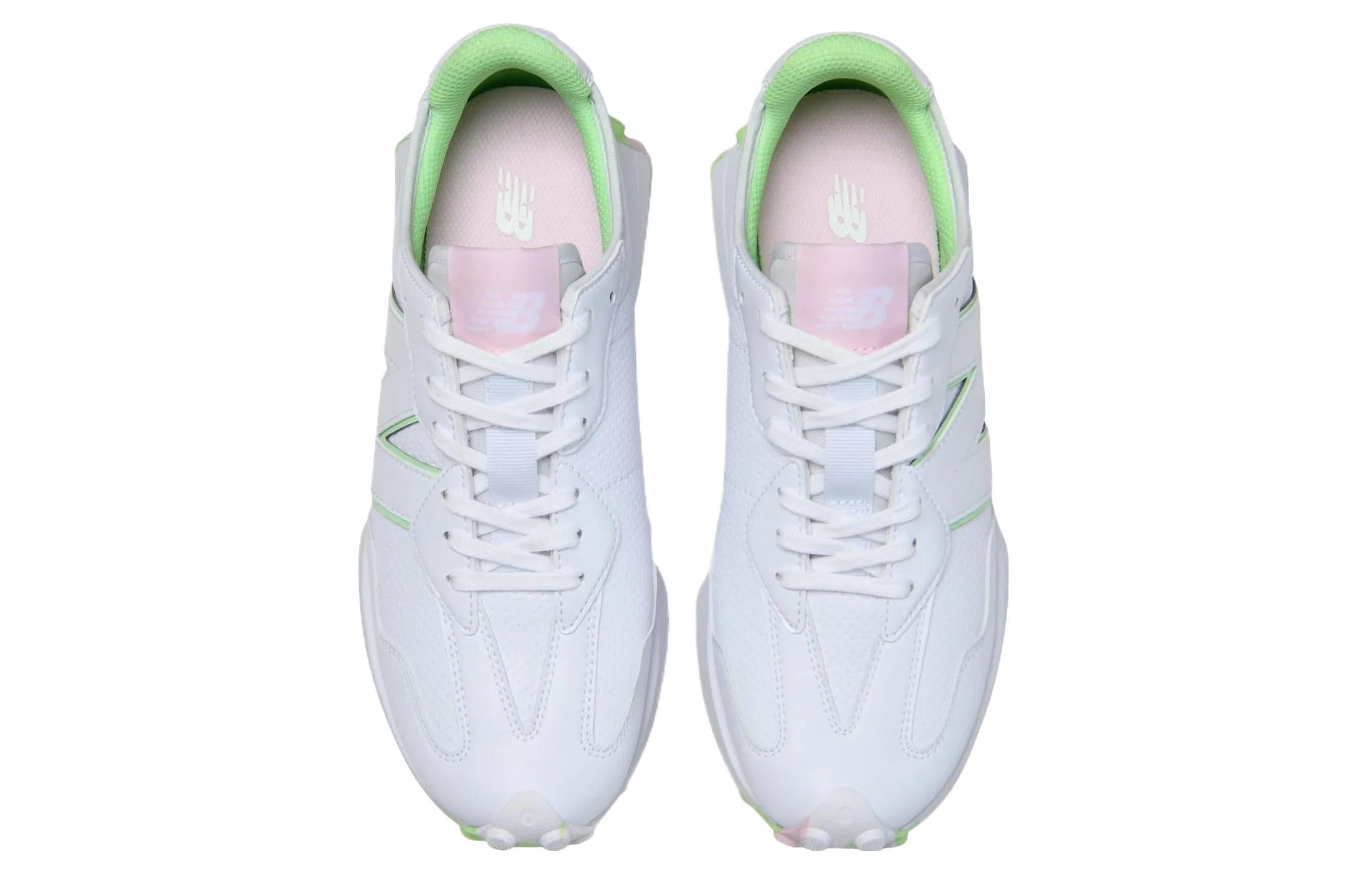 (WMNS) New Balance 327 'White Pink Green' WGS327WM