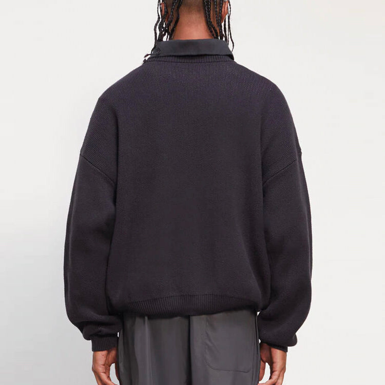 Fear of God Essentials FW20 Knit Sweater 'Black' 0192508520004001