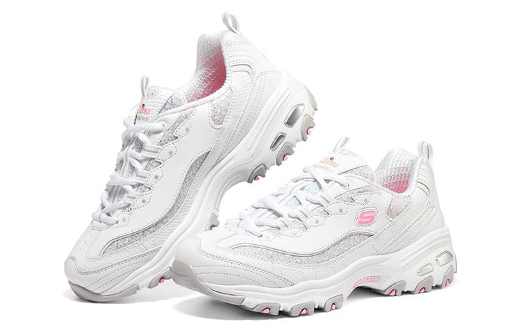 (WMNS) Skechers D'Lites 1.0 'White Pink' 149791-WPK