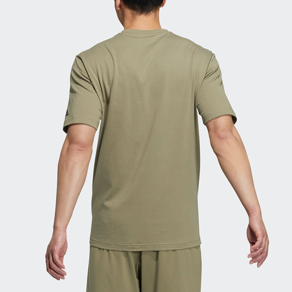 adidas Jump Gfx Ss T Cartoon Pattern Round Neck Sports Short Sleeve Green H20796