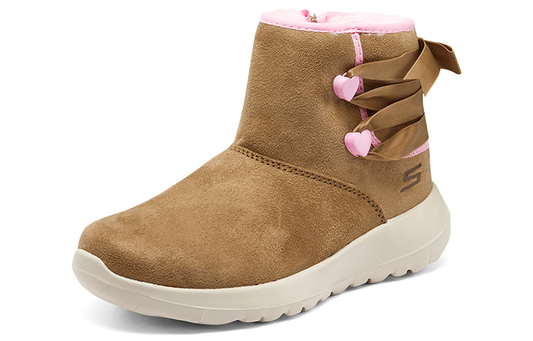 (GS) Skechers Go Walk Joy Boots 'Tan' 302921L-CSNT