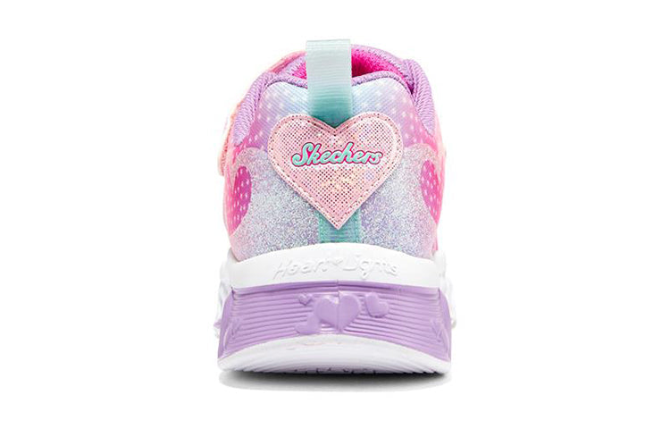 (GS) Skechers Flutter Heart Lights 'Pink Multi' 302315L-PKMT