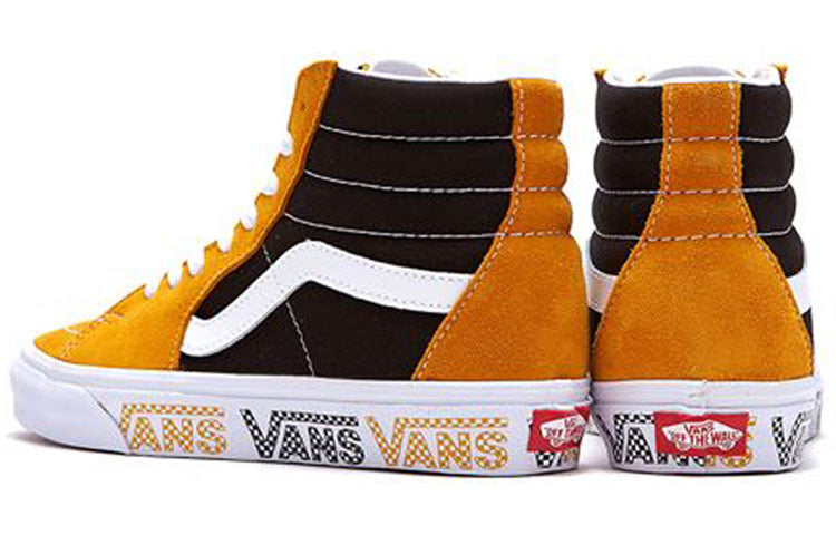 Vans Sk8-hi Black Yellow Splicing Unisex 'Sunflower Black' VN0A4BV6SXY