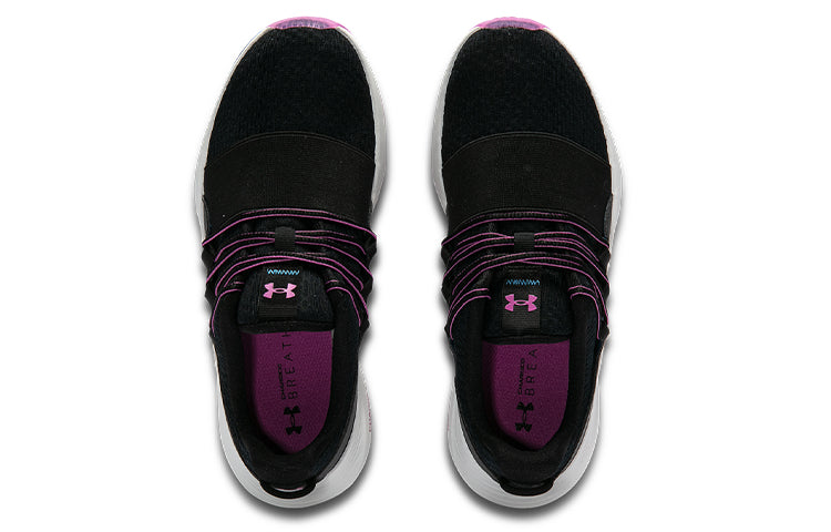 (WMNS) Under Armour Charged Breathe Color Shift Sports Shoes Black 3023658-001