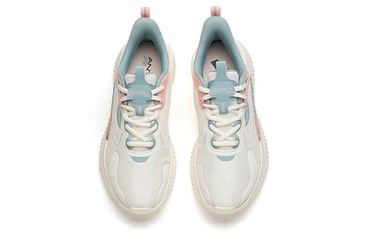 (WMNS) ANTA Running Series Sneakers 'White Blue Pink' 922145556-2