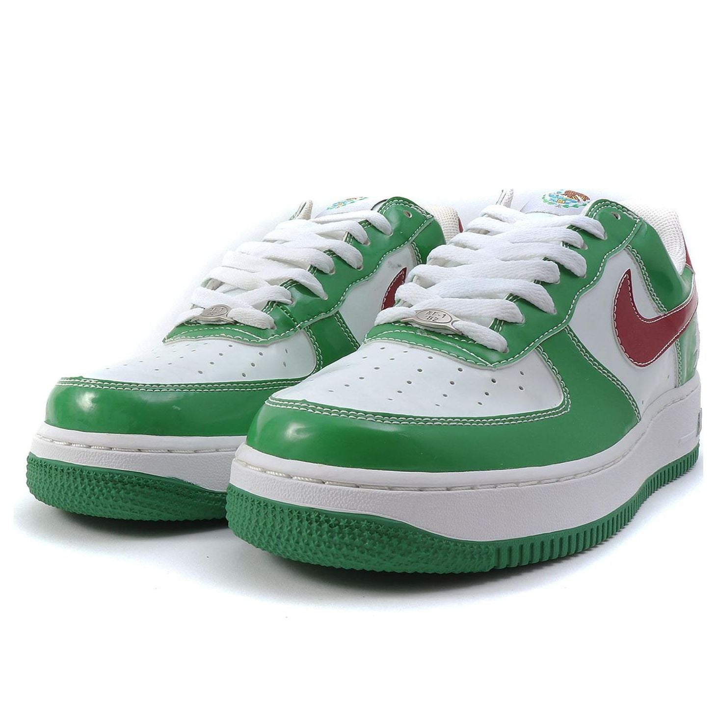 Nike Air Force 1 Low ' White Classic Green Varsity Red' 306146-131