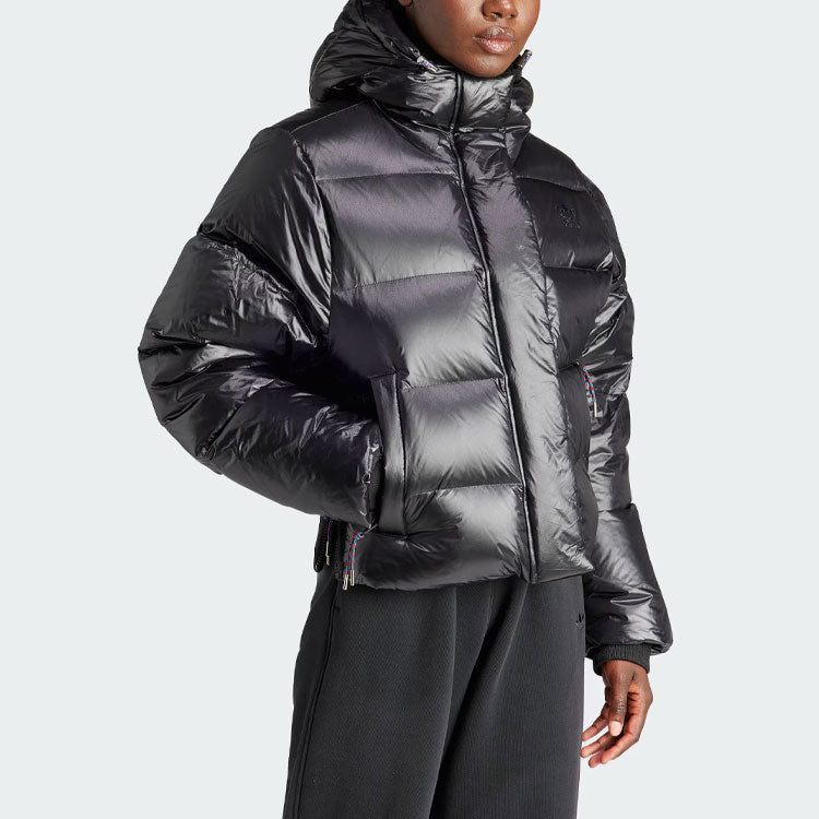 (WMNS) adidas Short Premium Puffer Jacket 'Black' IR7120