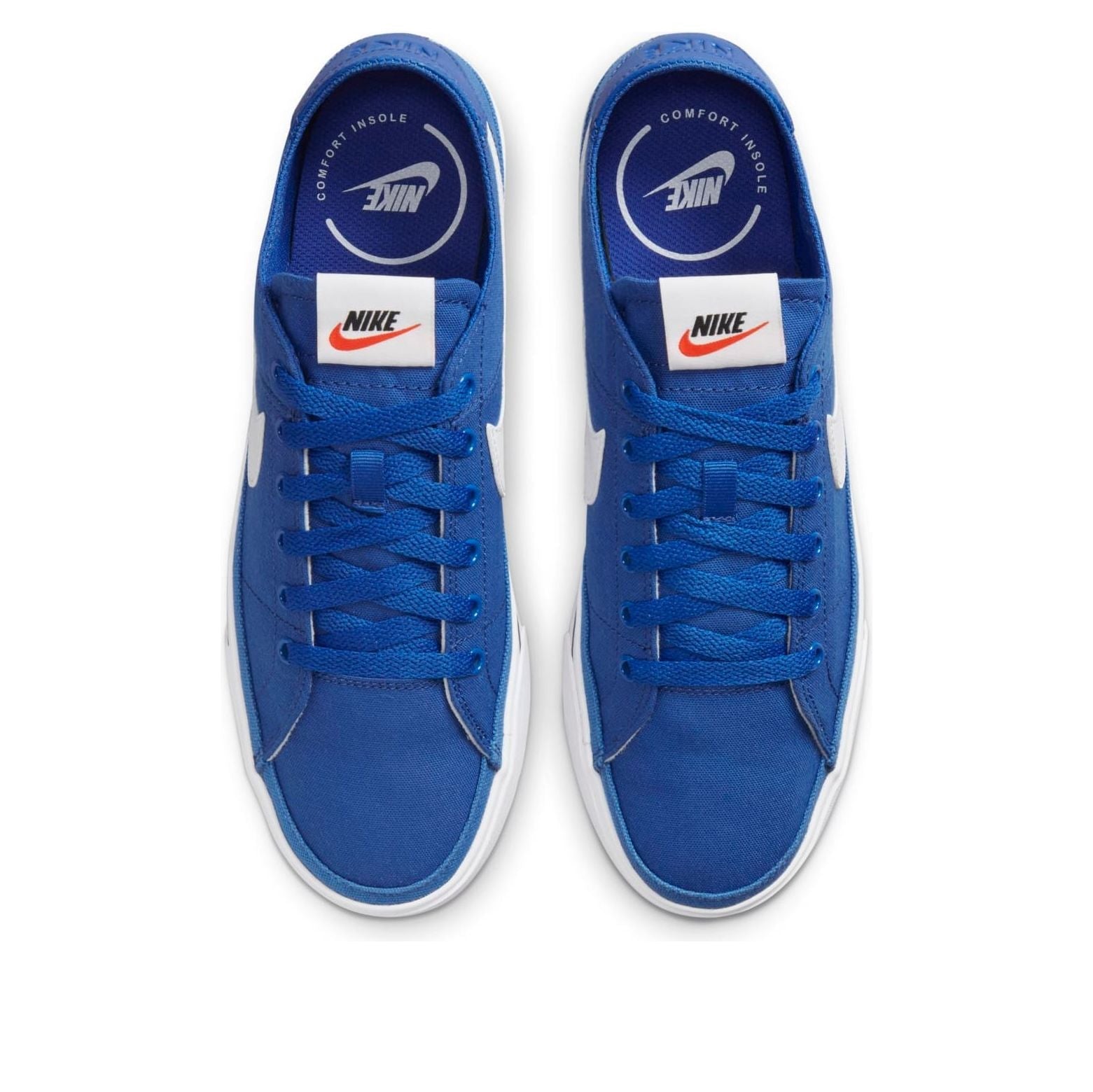 Nike Court Legacy Canvas Sneakers Blue White CW6539-400