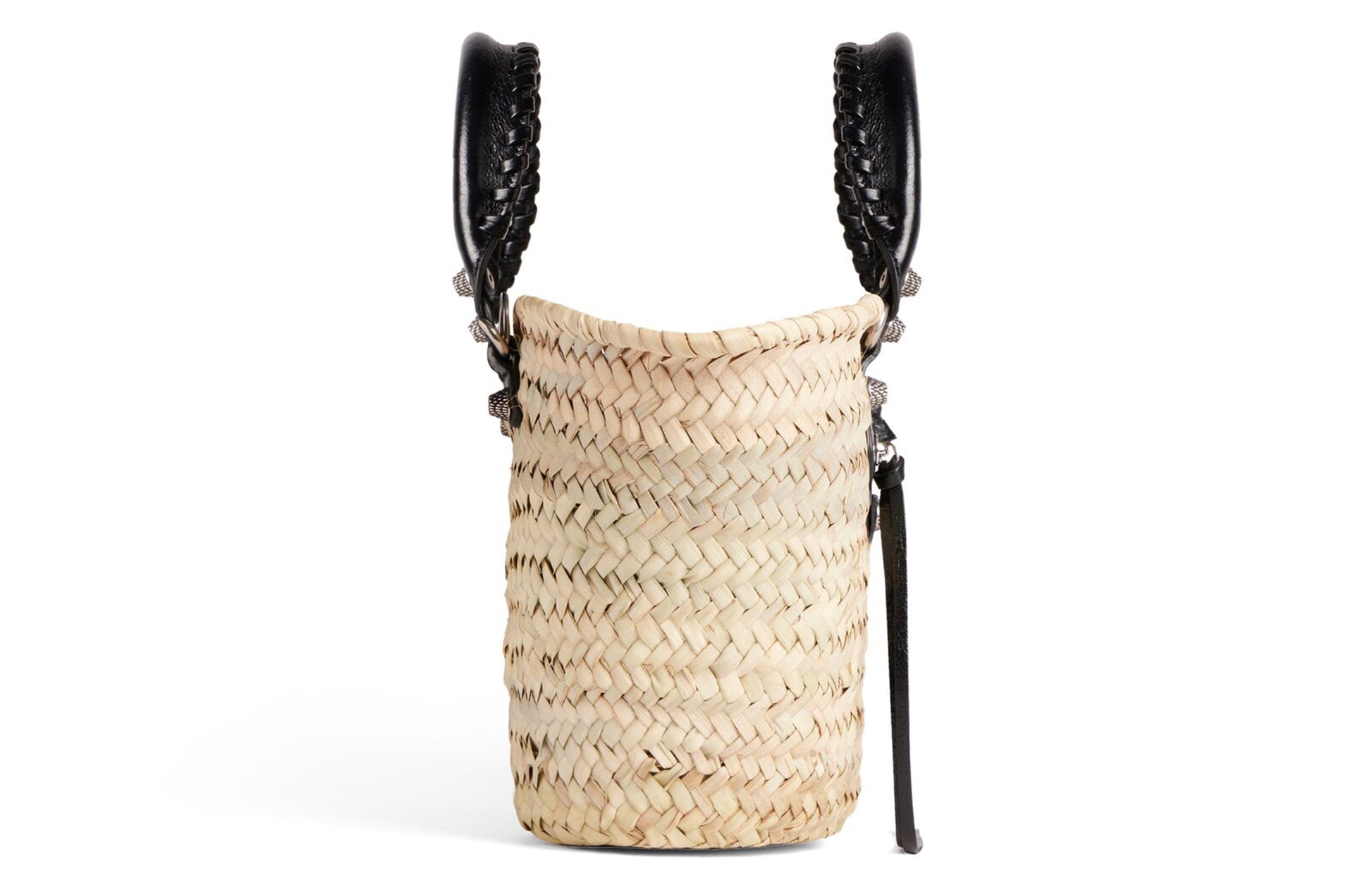 (WMNS) Balenciaga Le Cagole Small Basket 'Beige Black' 7710652AAVE9260
