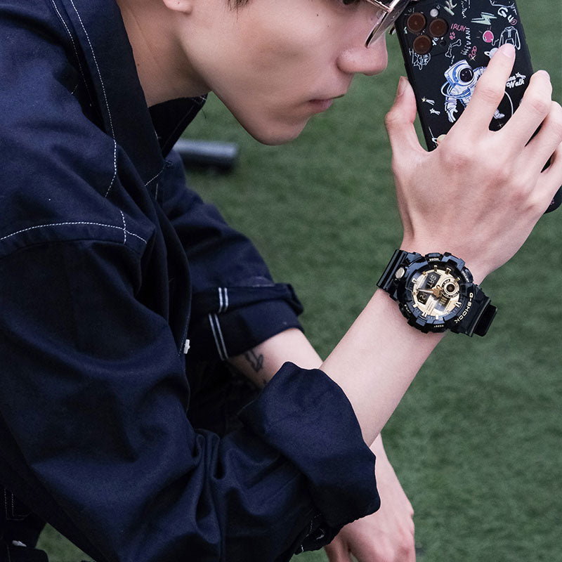 CASIO G-Shock Analog-Digital 'Black Gold' GA-710GB-1ADR
