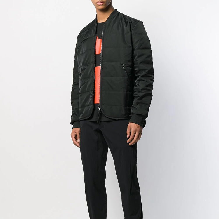 Men's Y-3 U PADDED LINER Jacket Zipper Jacket Black FJ0319