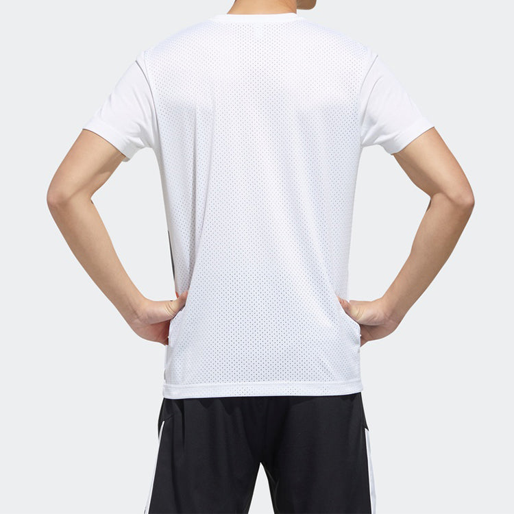 adidas neo M Cs Printing Short Sleeve White FN6501