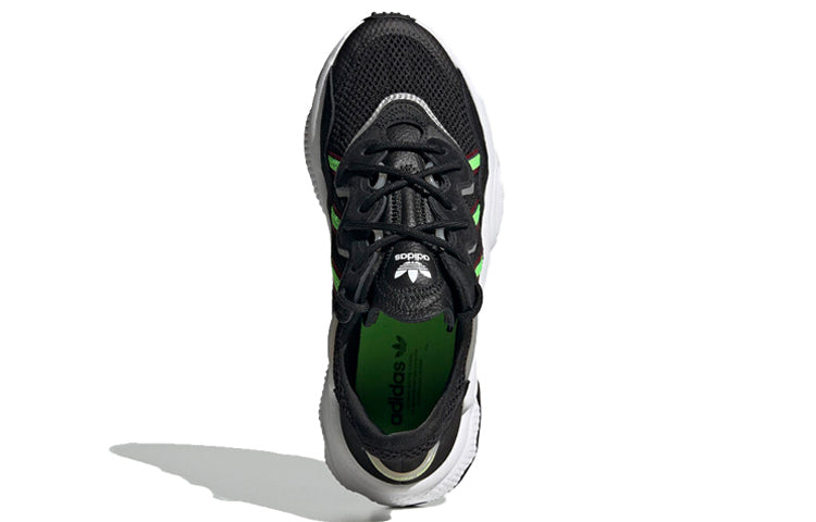 (WMNS) adidas Ozweego 'Black Solar Green' EF0158