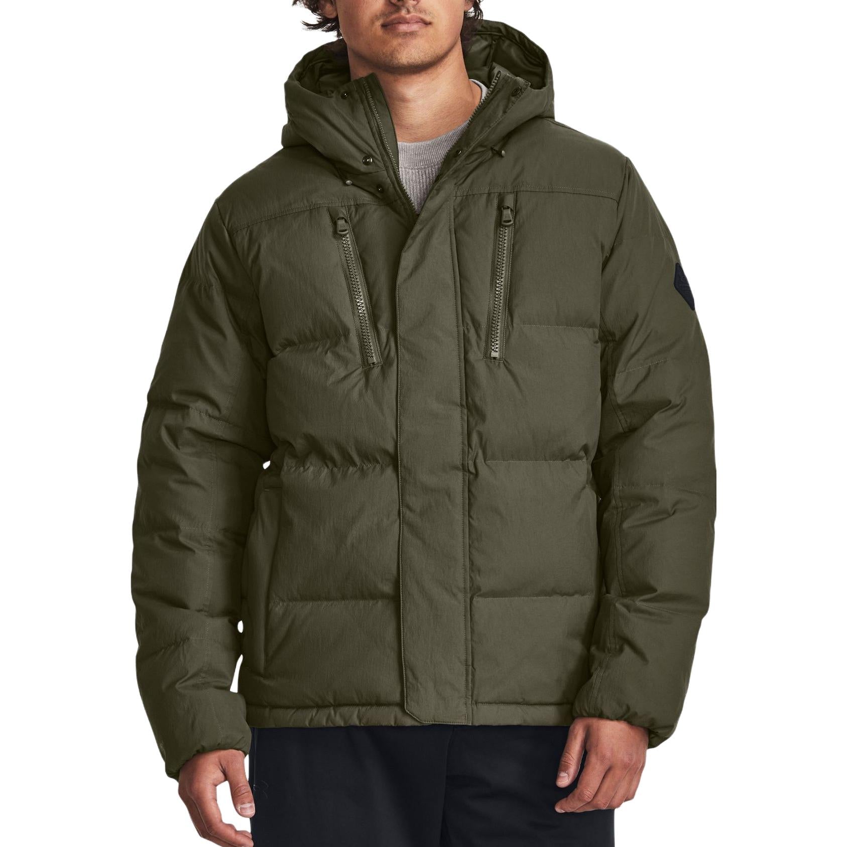 Under Armour ColdGear Infrared Fleece Down Jacket 'Olive Green' 1378830-390