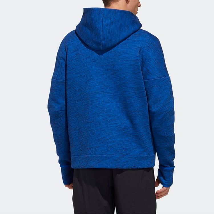 adidas Zne Hoody Sports Stylish Hooded Jacket Blue FJ0228