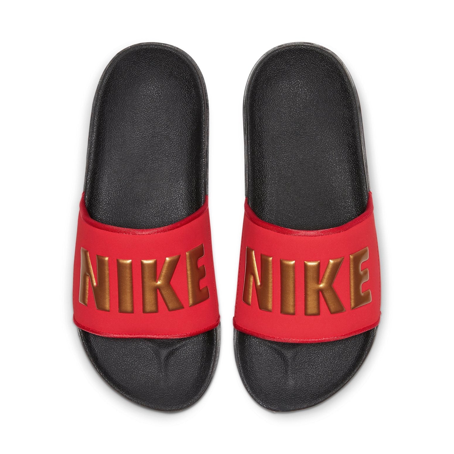 (WMNS) Nike Offcourt Slide 'Black Red' BQ4632-005