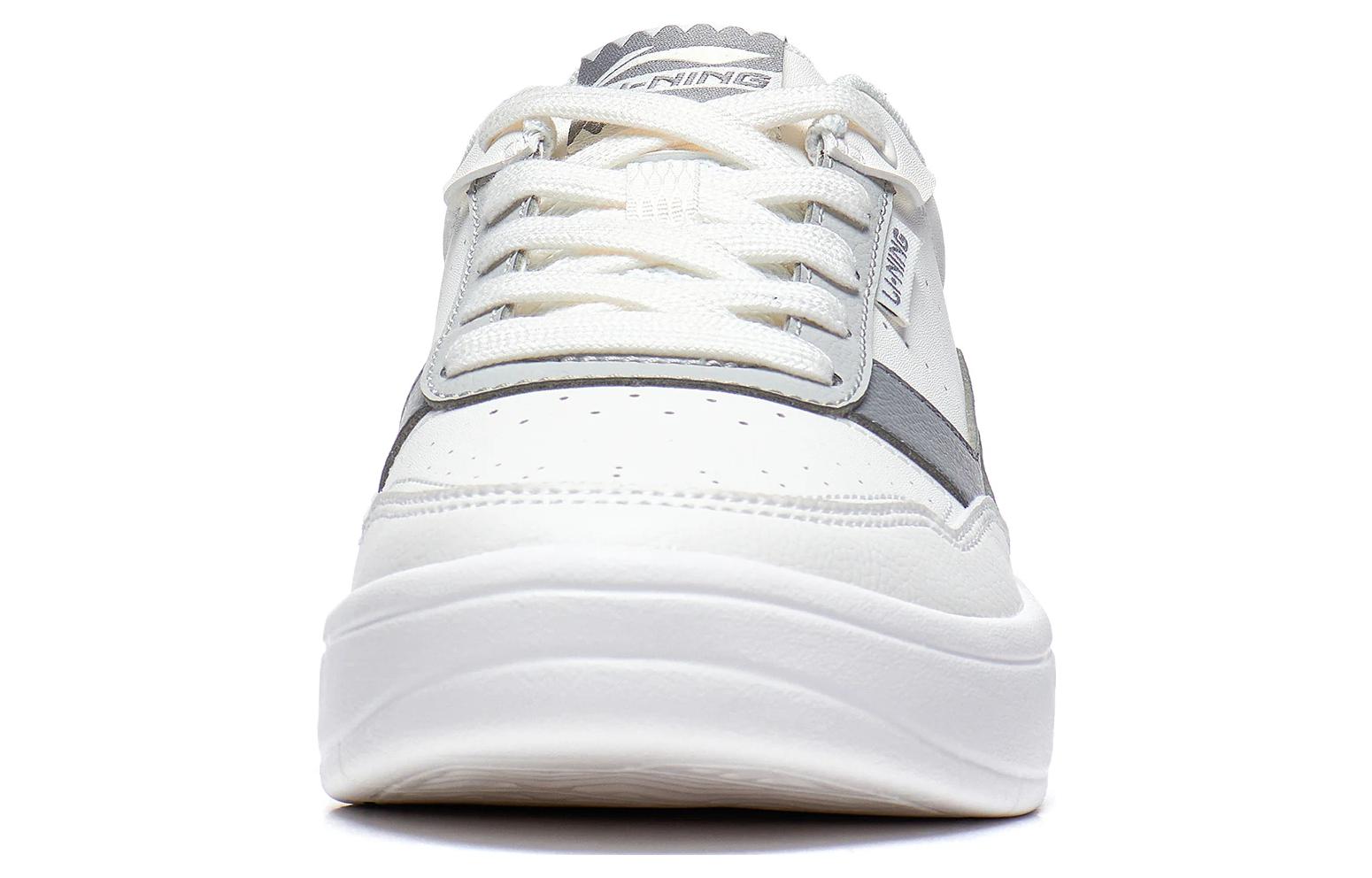 (WMNS) Li-Ning Qingyi Skate Shoes 'White Grey' AGCT402-4
