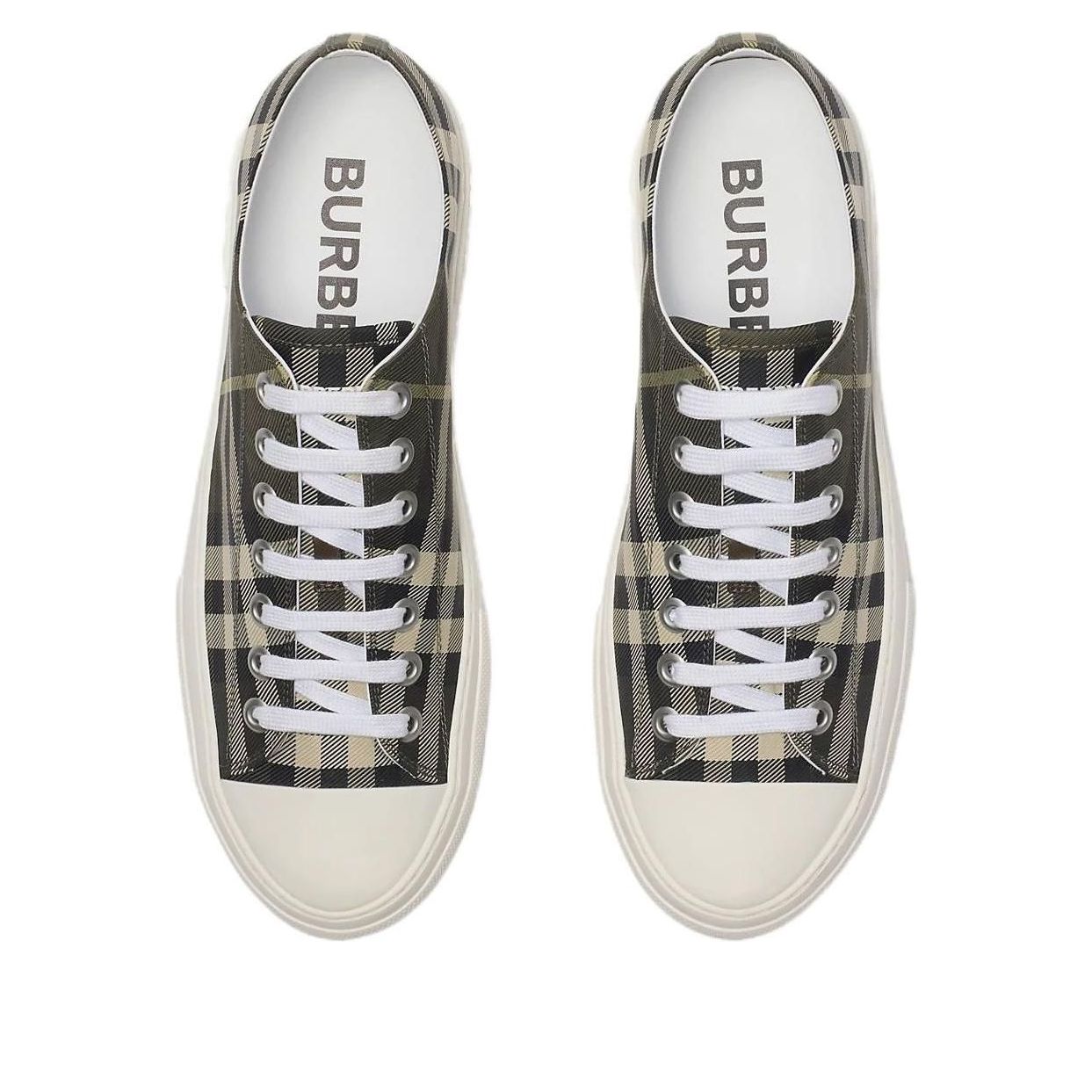 Burberry 26 Check Nylon Blend Sneakers 'Thicket Brown' 81188541