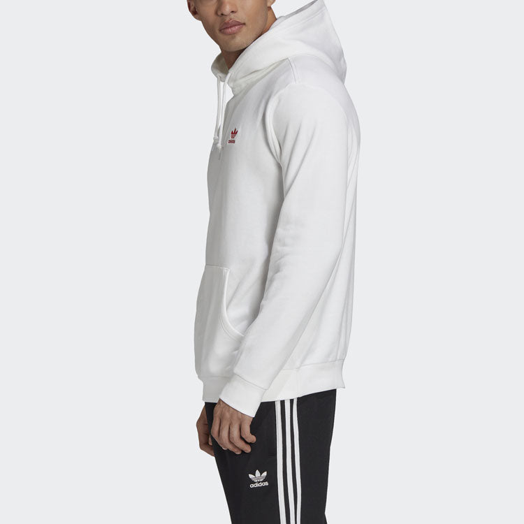 adidas originals Hoodie Embroidered Logo Sports 'White' GD2561