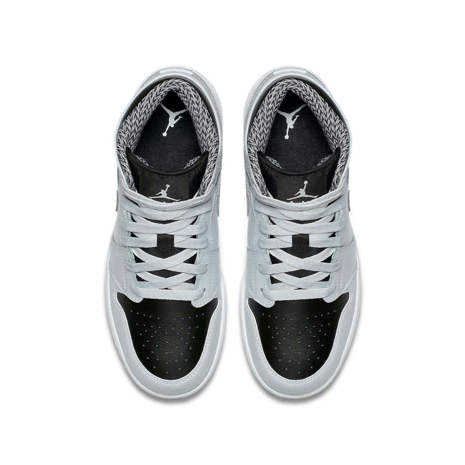(GS) Air Jordan 1 Retro Mid 'Pure Platinum' 554725-032