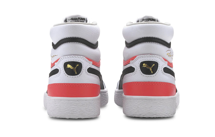 (GS) PUMA Ralph Sampson Mid Sport Sneakers White 373810-01