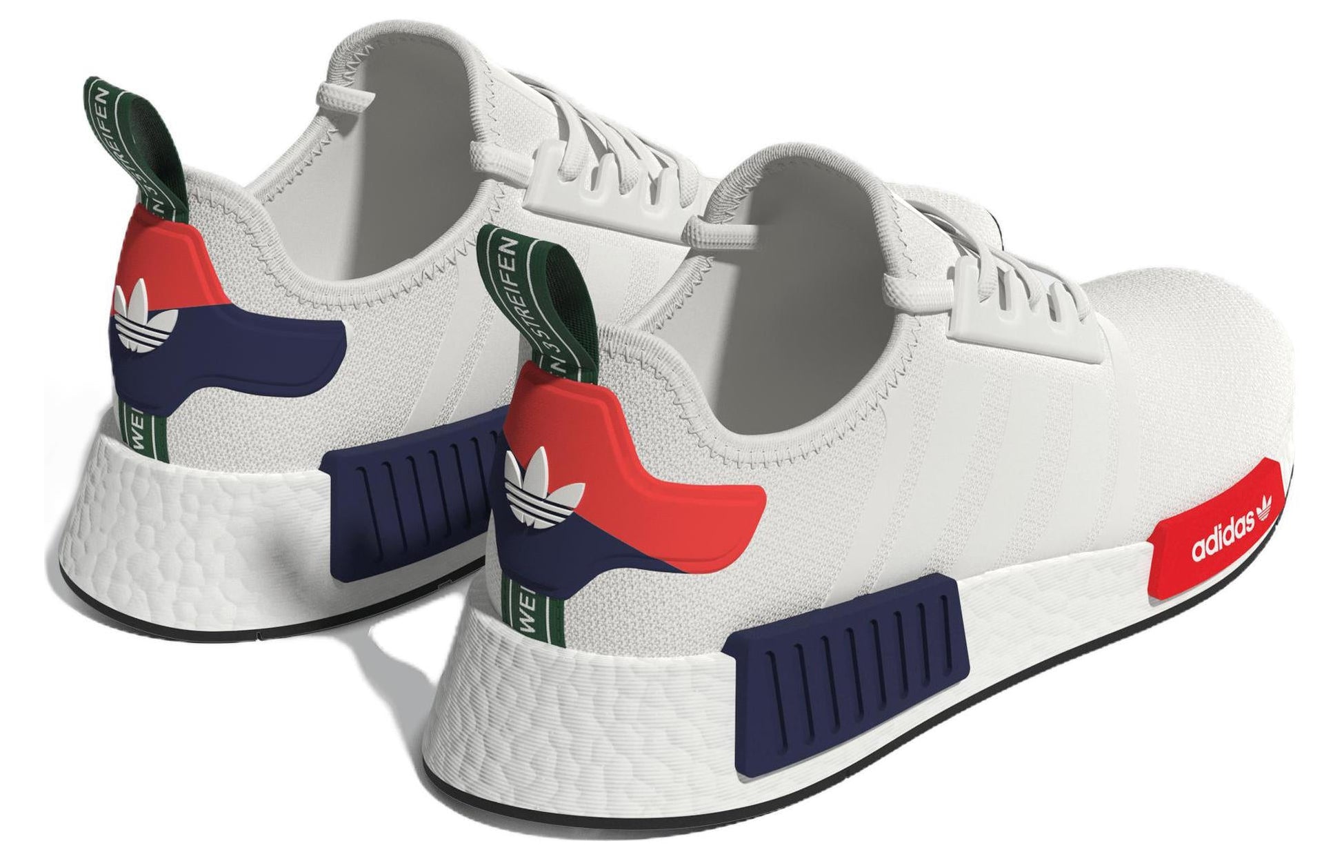 adidas NMD_R1 'White Navy Solar Red' HQ4464