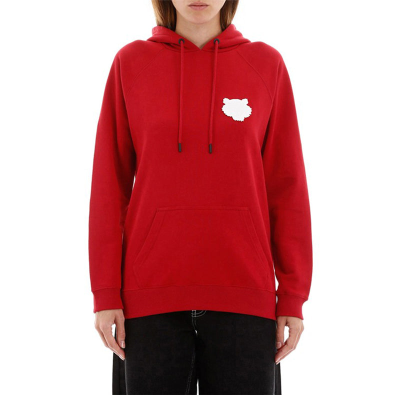 (WMNS) KENZO Cotton hooded Long Sleeves Hoodie Red F962SW762982-22