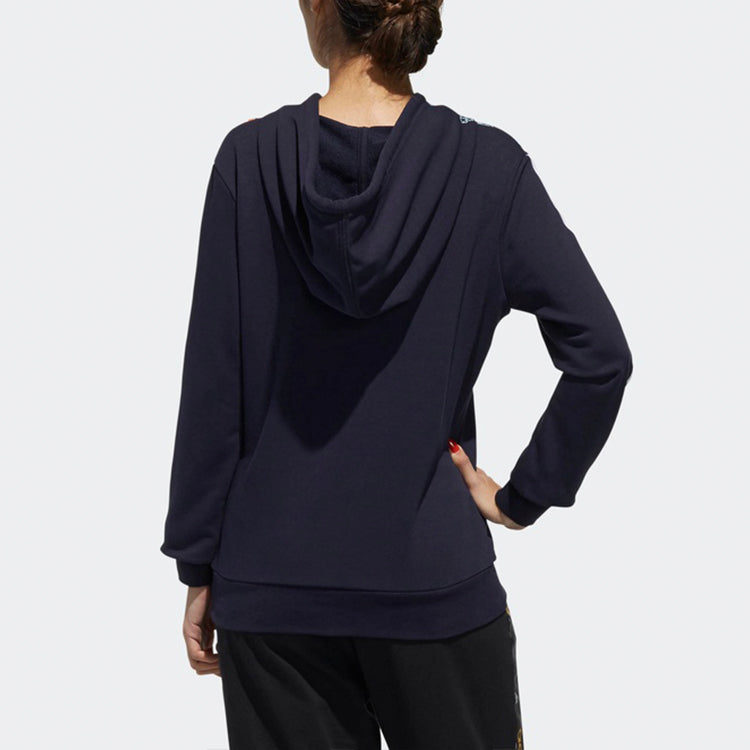 (WMNS) adidas neo Casual Sports Pullover Navy Blue DW7762