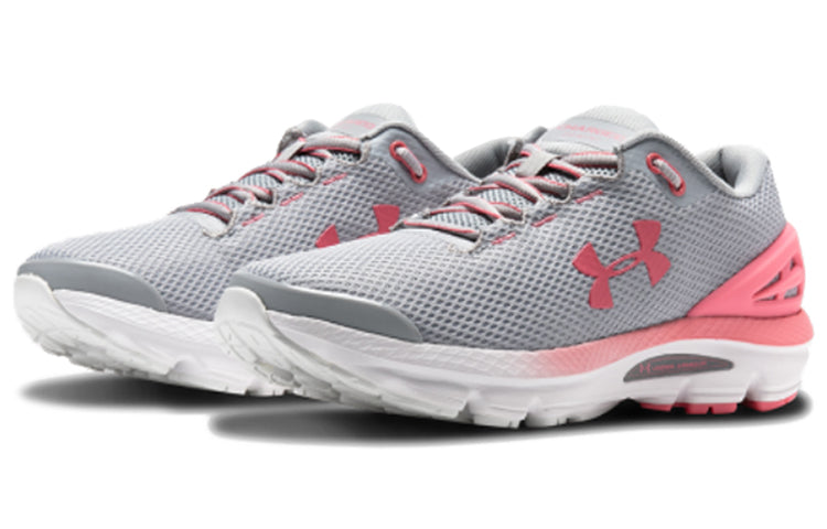 (WMNS) Under Armour Charged Gemini Grey/Pink 3023277-104
