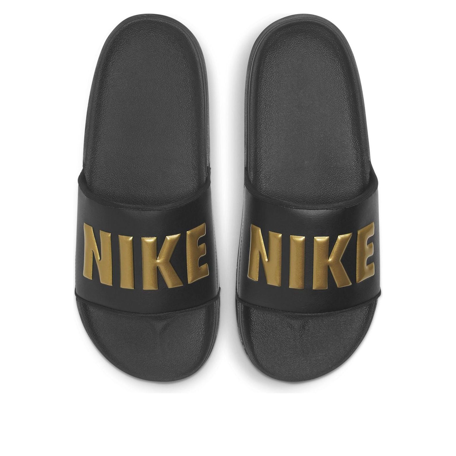 Nike OffCourt Slide 'Black Metallic Gold' BQ4639-010