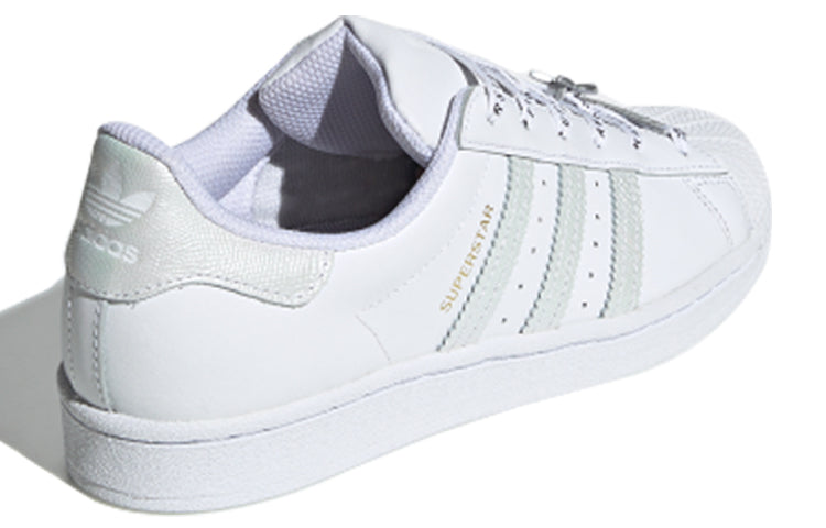 (WMNS) adidas Superstar 'White Iridescent Animal Print' FV3392