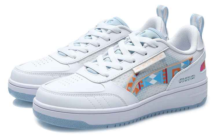 (WMNS) Li-Ning No.258 Classic Leisure Low 'White Blue' AGCR202-3
