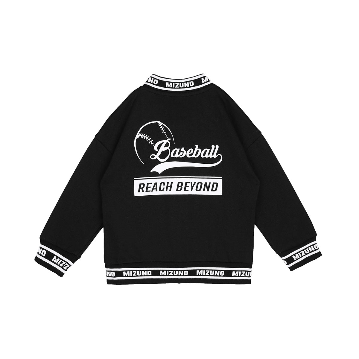(GS) Mizuno Casual Knit Jacket 'Black' 32CC3903