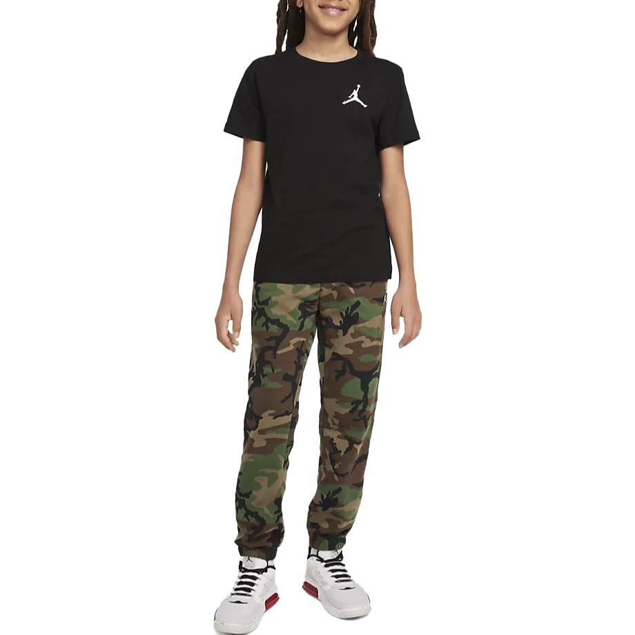 (GS) Air Jordan Logo T-Shirt 'Black' 95A873-023