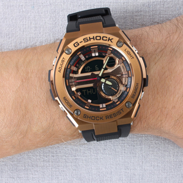 CASIO G-Shock G-Steel 'Black Gold' GST-210B-4A
