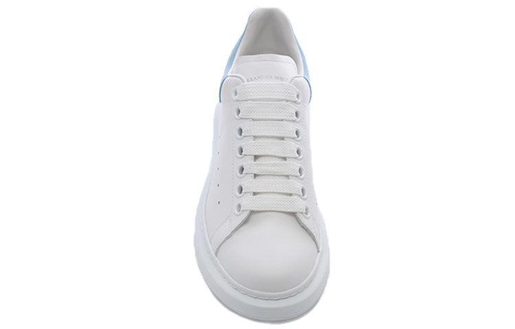 (WMNS) Alexander McQueen Oversized Sneaker 'White Dream Blue Suede' 553770WHGP79048