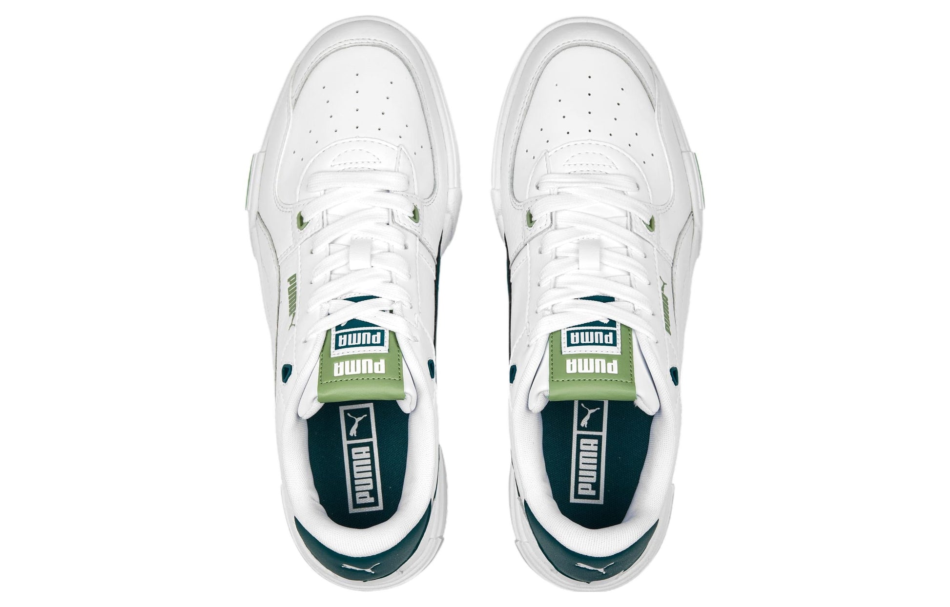 PUMA CA Pro Glitch Leather 'White Green' 390681-01